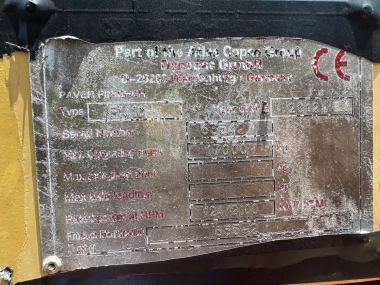 Máy rải Dynapac F141C, SX 2012, bàn là 6-9m.